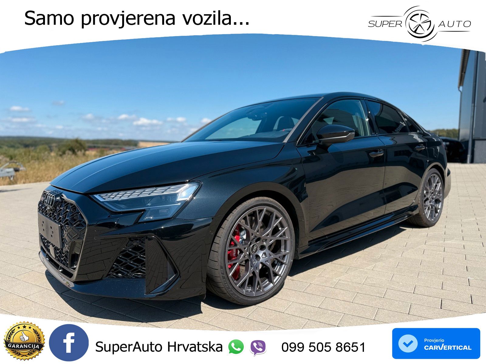 Audi RS3 Sedan 2.5 TFSI (400 KS) quattro S tronic LED+GR SJED+ACC