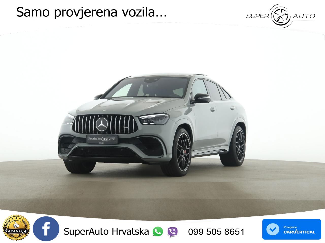 Mercedes AMG GLE Coupe 63 S V8 (612 KS) EQ Boost 4MATIC+ AMG SPEEDSHIFT TCT 9G LED+GR SJED+ACC