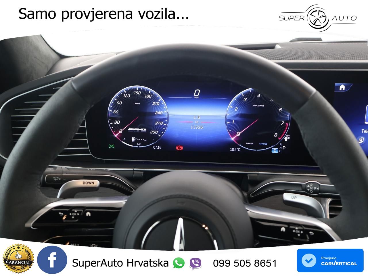 Mercedes AMG GLE Coupe 63 S V8 (612 KS) EQ Boost 4MATIC+ AMG SPEEDSHIFT TCT 9G LED+GR SJED+ACC