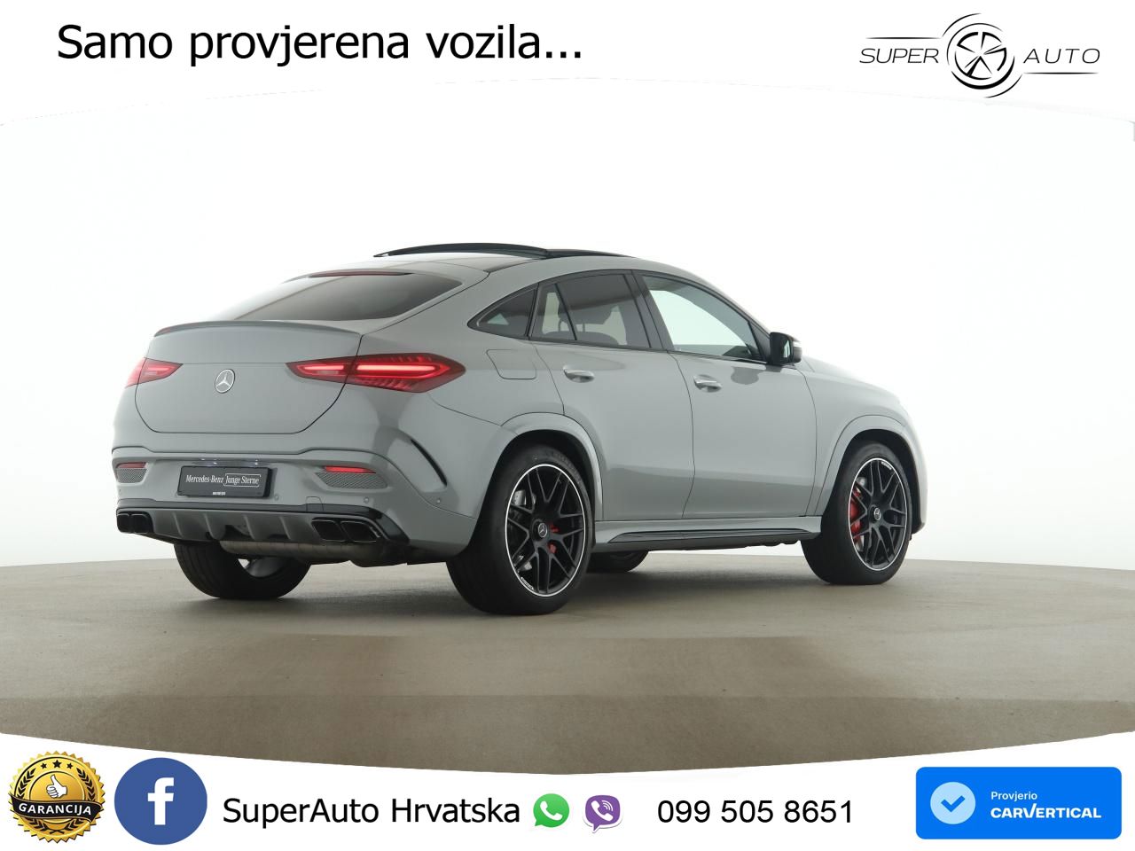 Mercedes AMG GLE Coupe 63 S V8 (612 KS) EQ Boost 4MATIC+ AMG SPEEDSHIFT TCT 9G LED+GR SJED+ACC
