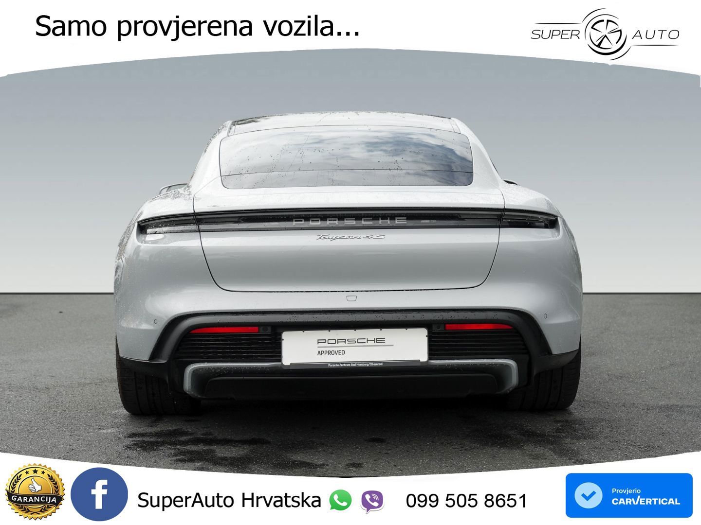 Porsche Taycan 4S 105 kWh (598 KS)