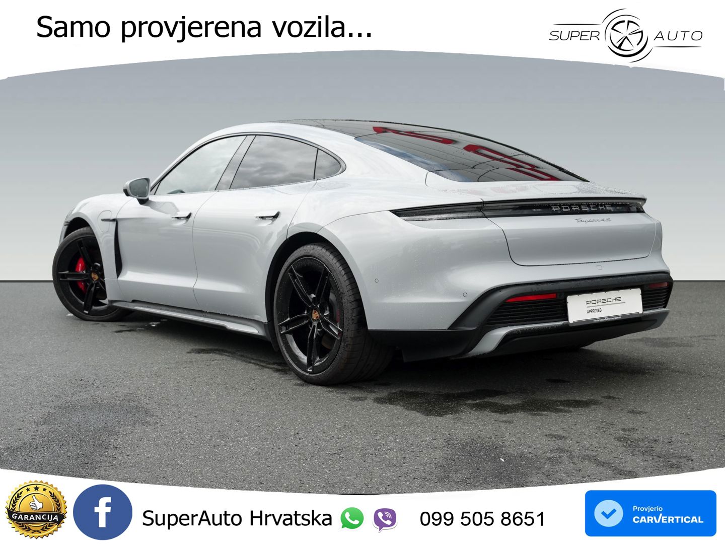 Porsche Taycan 4S 105 kWh (598 KS)