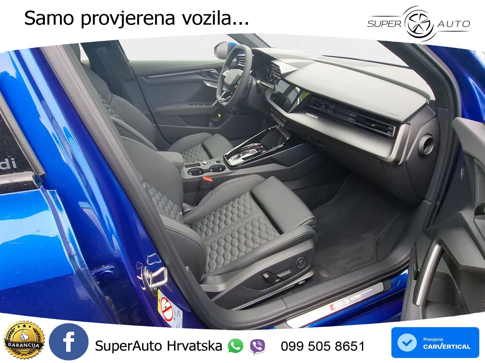 Audi RS3 Sportback 2.5 TFSI (400 KS) quattro S tronic LED+GR SJED+ACC