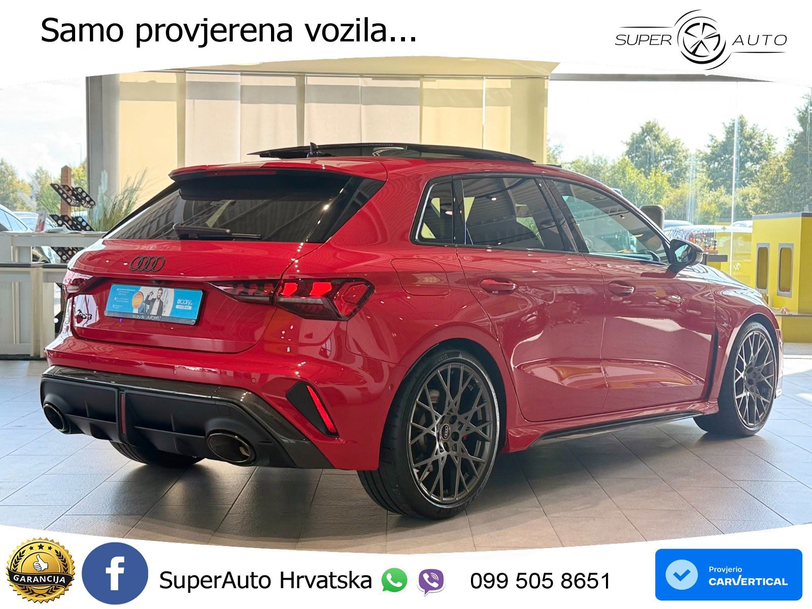 Audi RS3 Sedan 2.5 TFSI (400 KS) quattro S tronic LED+GR SJED+ACC