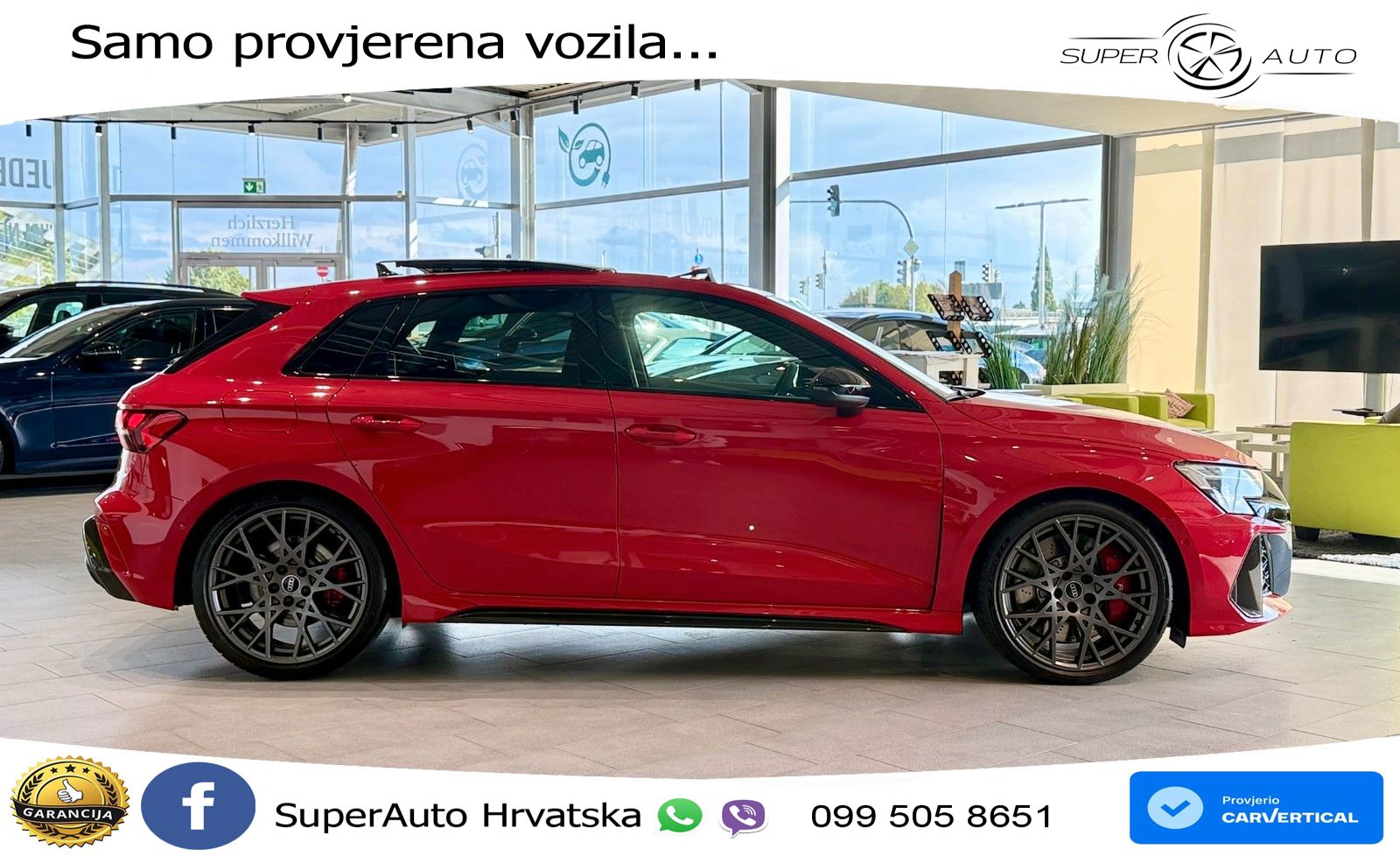 Audi RS3 Sedan 2.5 TFSI (400 KS) quattro S tronic LED+GR SJED+ACC