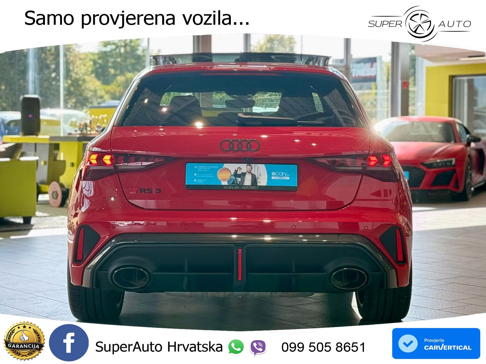 Audi RS3 Sedan 2.5 TFSI (400 KS) quattro S tronic LED+GR SJED+ACC