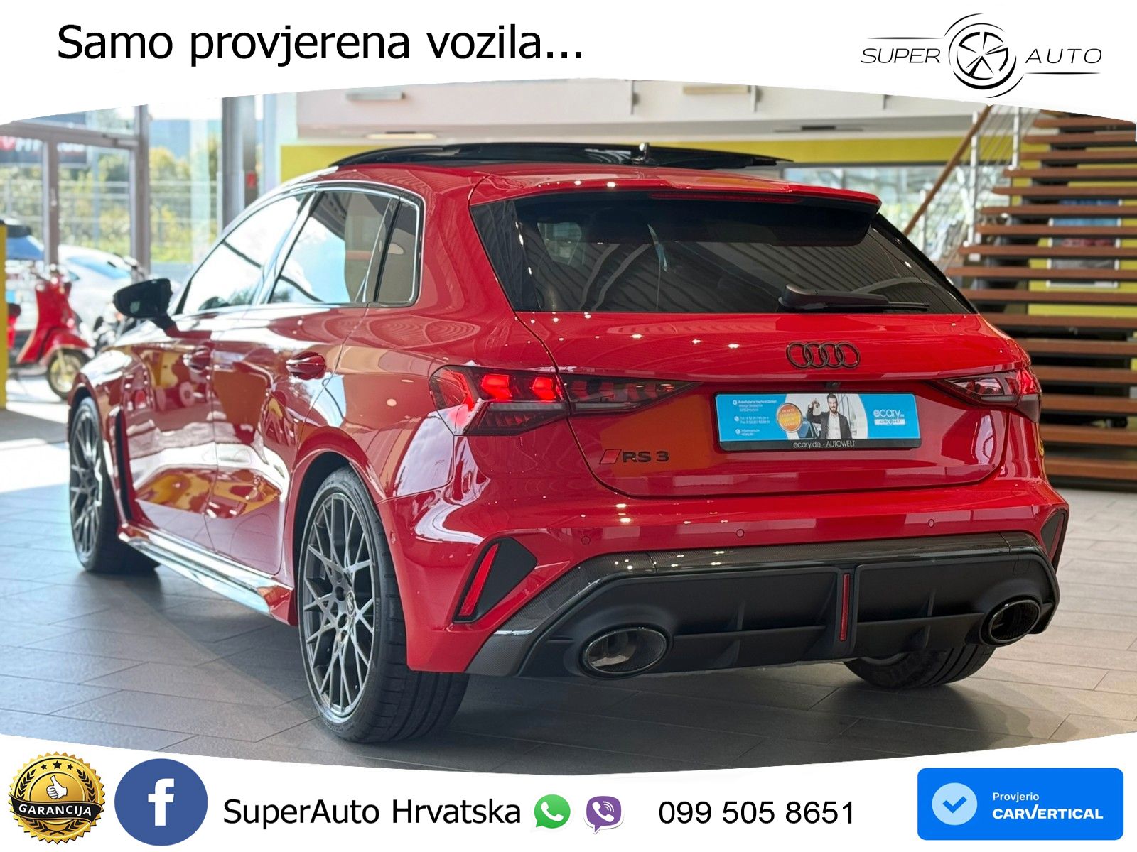 Audi RS3 Sedan 2.5 TFSI (400 KS) quattro S tronic LED+GR SJED+ACC