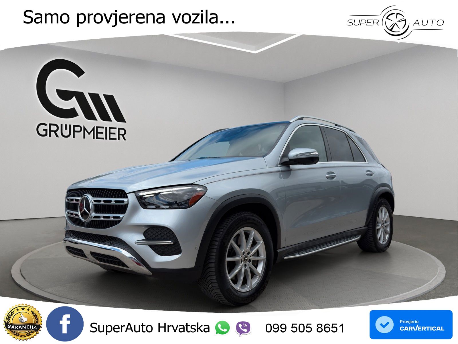 Mercedes GLE 450 3.0 (381 KS) EQ Boost 4MATIC 9G-TRONIC LED+GR SJED+ACC