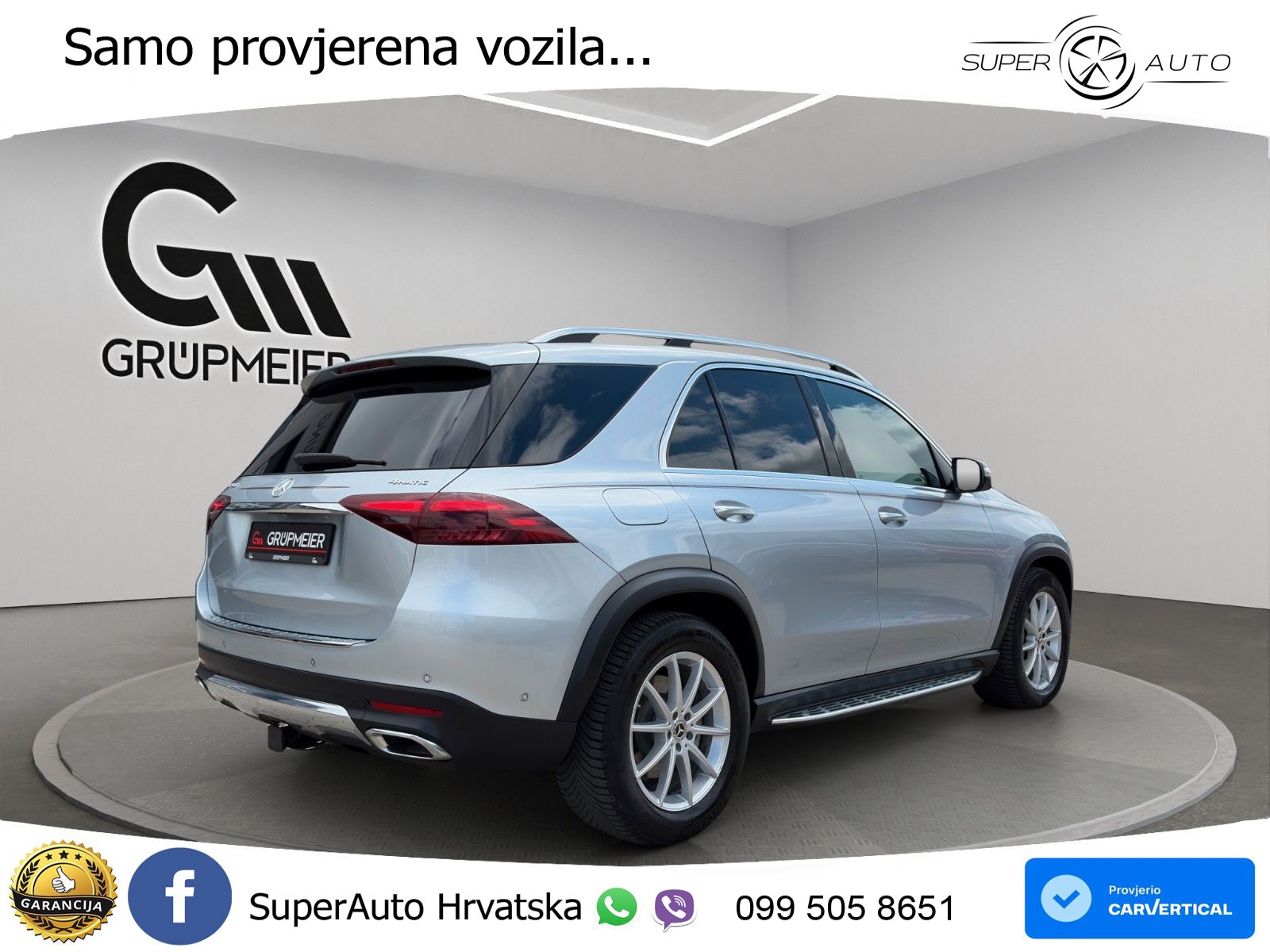 Mercedes GLE 450 3.0 (381 KS) EQ Boost 4MATIC 9G-TRONIC LED+GR SJED+ACC