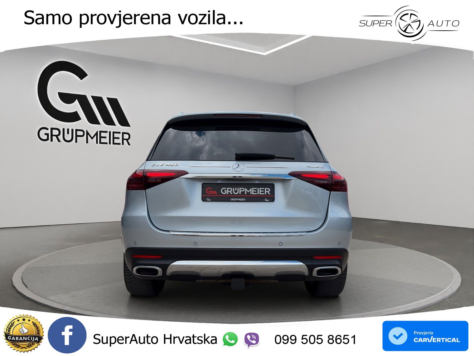 Mercedes GLE 450 3.0 (381 KS) EQ Boost 4MATIC 9G-TRONIC LED+GR SJED+ACC