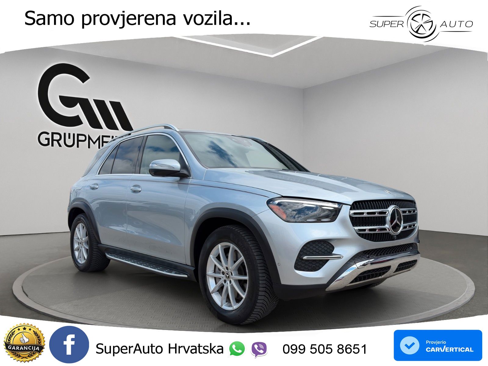 Mercedes GLE 450 3.0 (381 KS) EQ Boost 4MATIC 9G-TRONIC LED+GR SJED+ACC