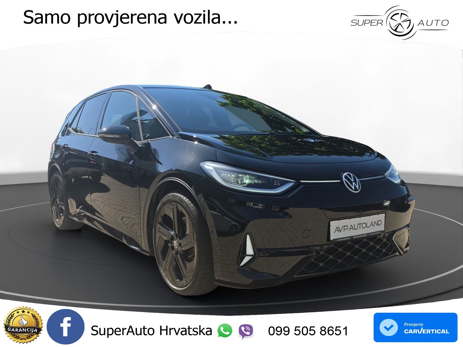 Volkswagen ID.3 GTX Performance 84 kWh (326 KS) LED+GR SJED+ACC