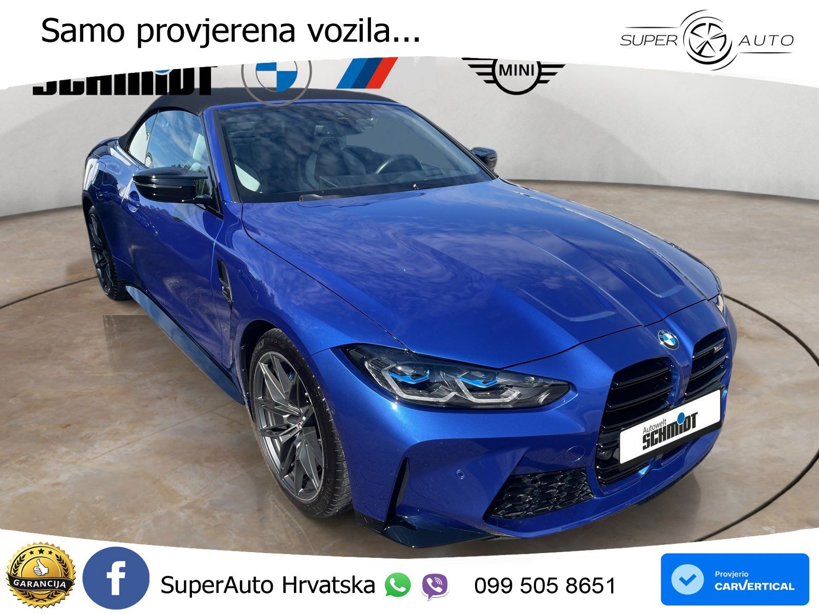 BMW M4 Convertible Competition 3.0 (510 KS) xDrive Steptronic LED+GR SJED+ACC