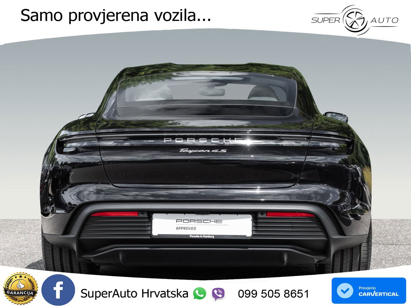 Porsche Taycan 4S 105 kWh (598 KS)