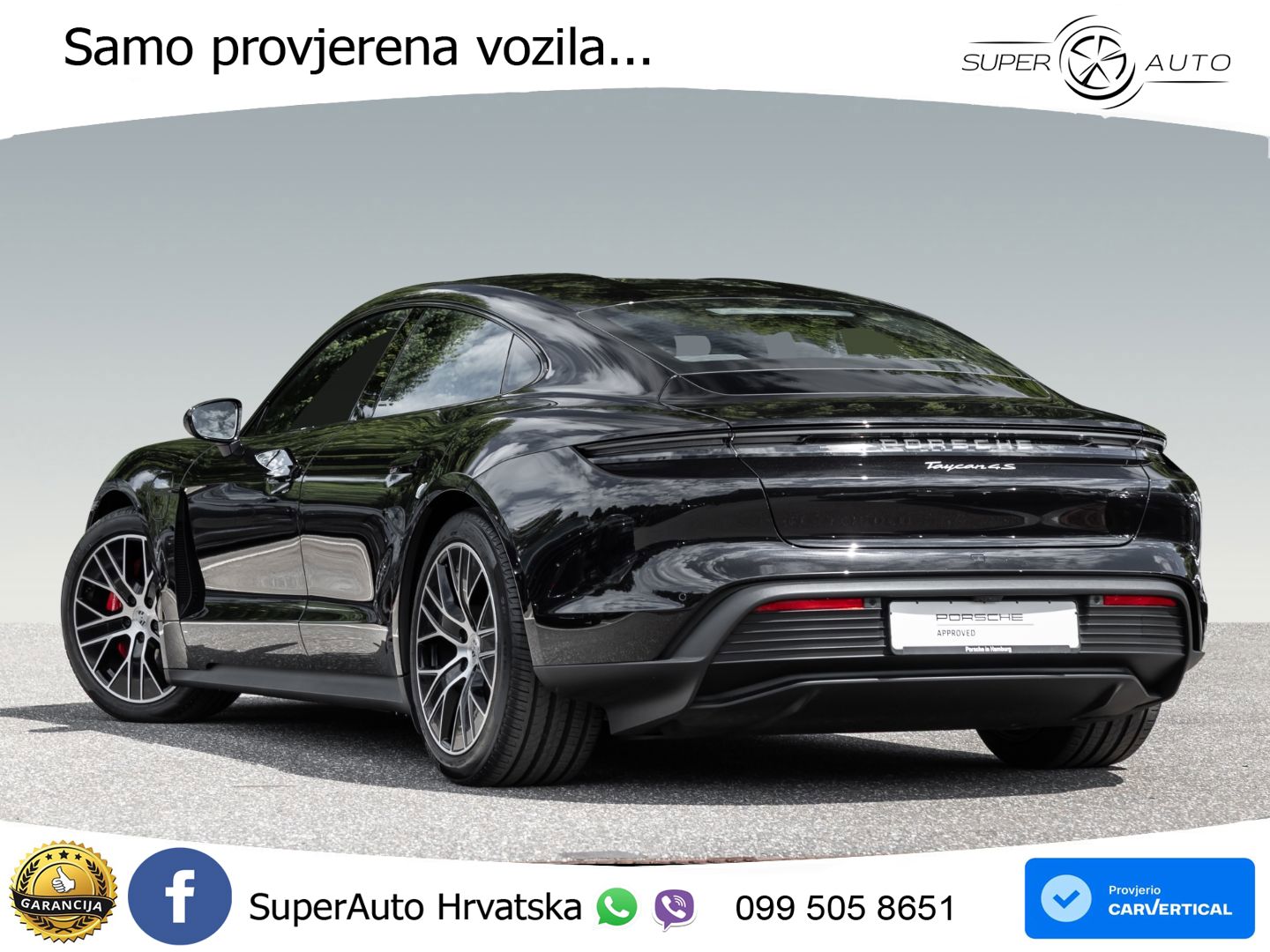 Porsche Taycan 4S 105 kWh (598 KS)