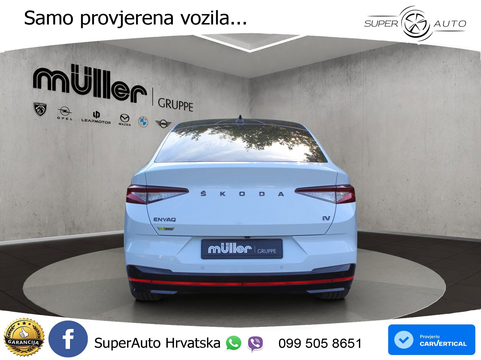 Škoda Enyaq Coupe iV RS 82 kWh (299 KS) AWD Lounge LED+GR SJED+ACC