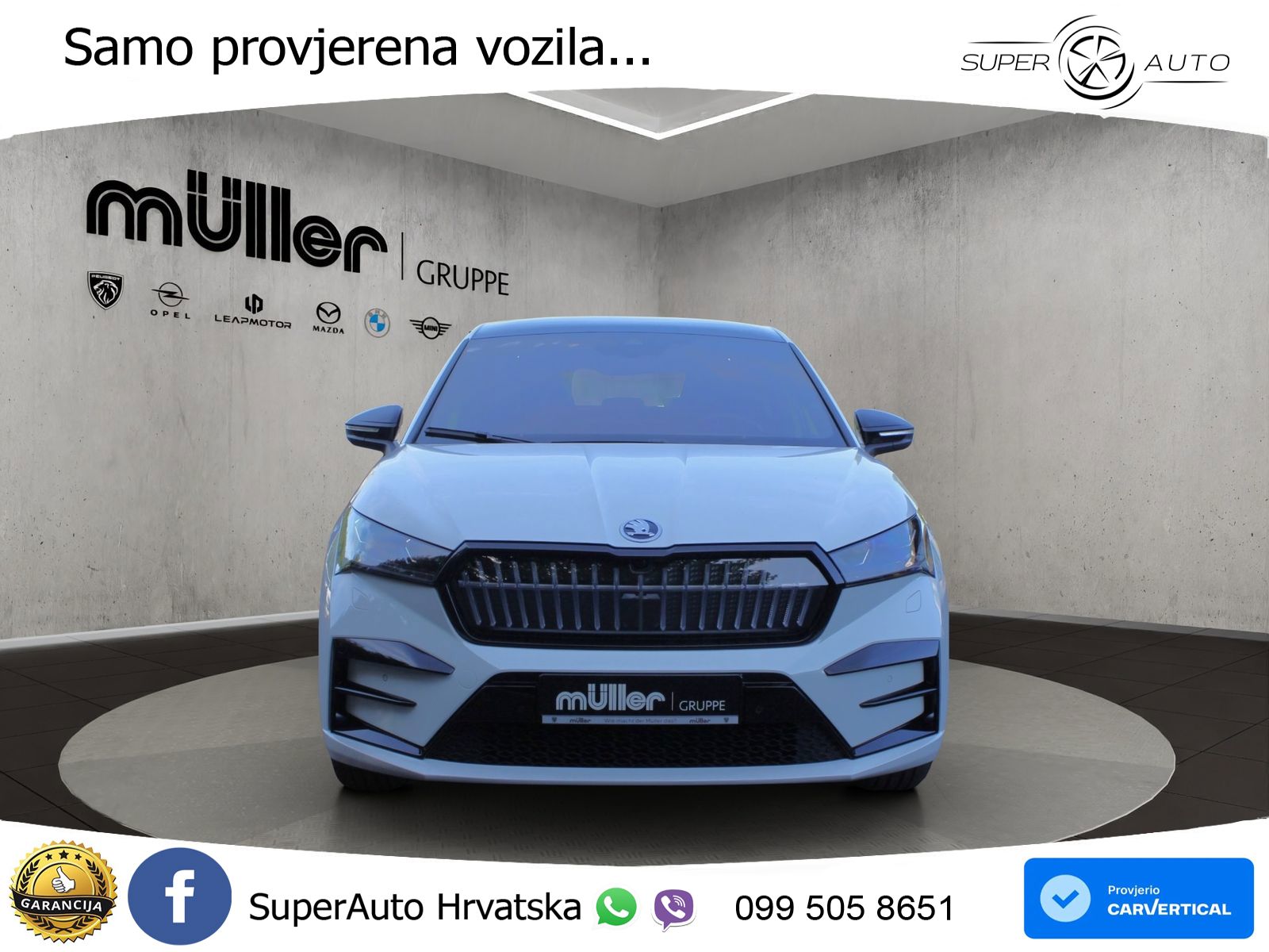 Škoda Enyaq Coupe iV RS 82 kWh (299 KS) AWD Lounge LED+GR SJED+ACC