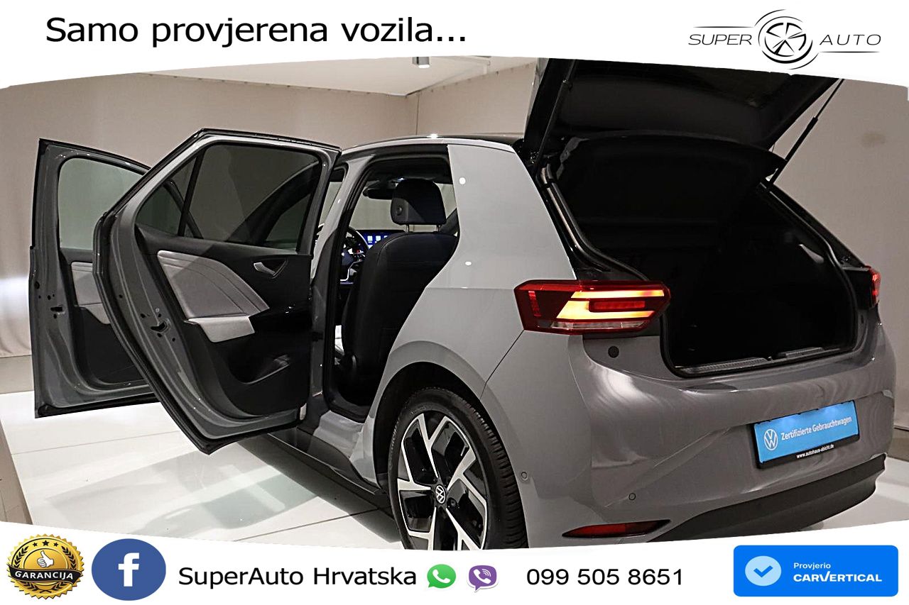 Volkswagen ID.3 Pro 62 kWh (204 KS) LED+GR SJED+ACC