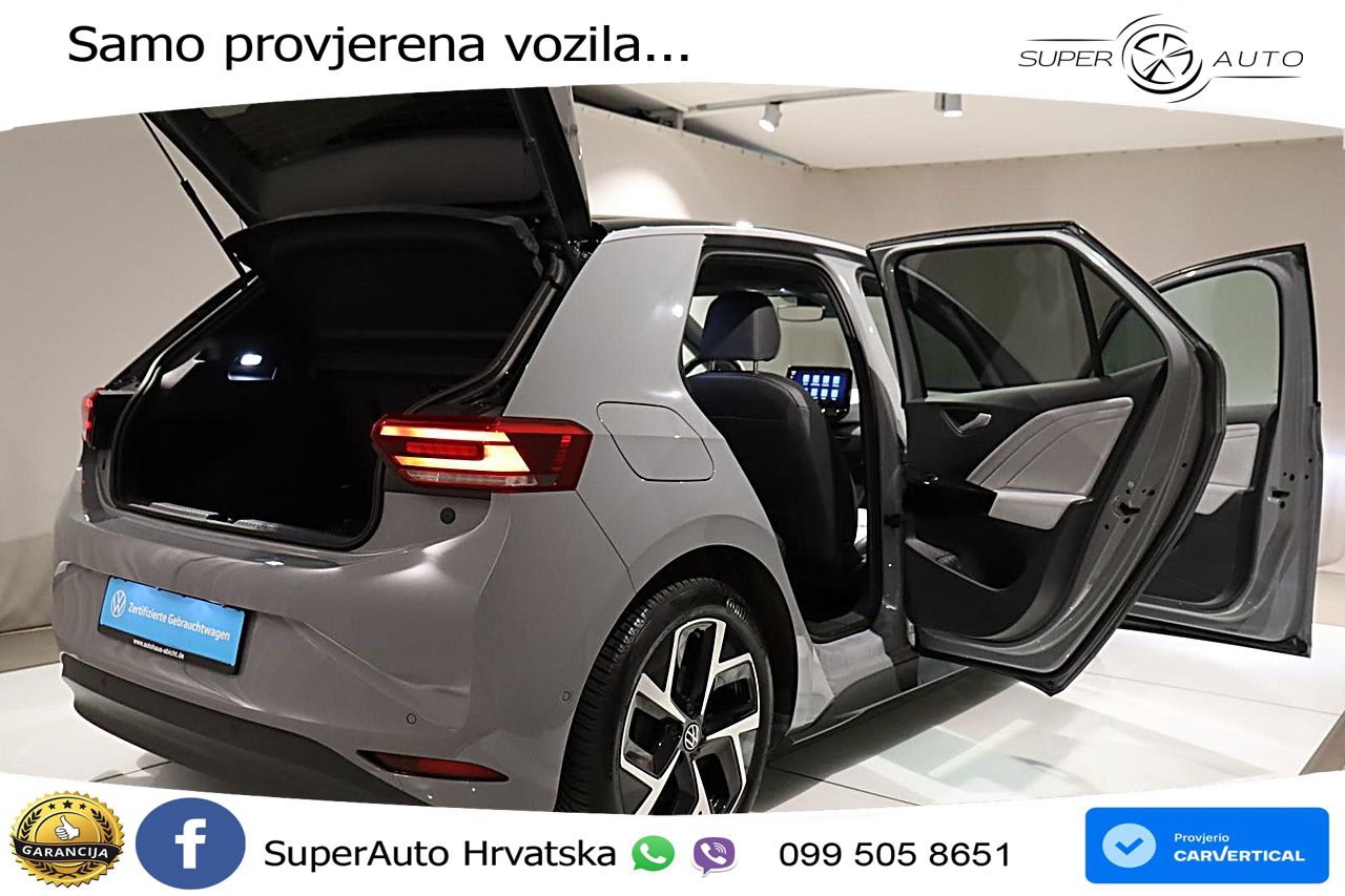 Volkswagen ID.3 Pro 62 kWh (204 KS) LED+GR SJED+ACC