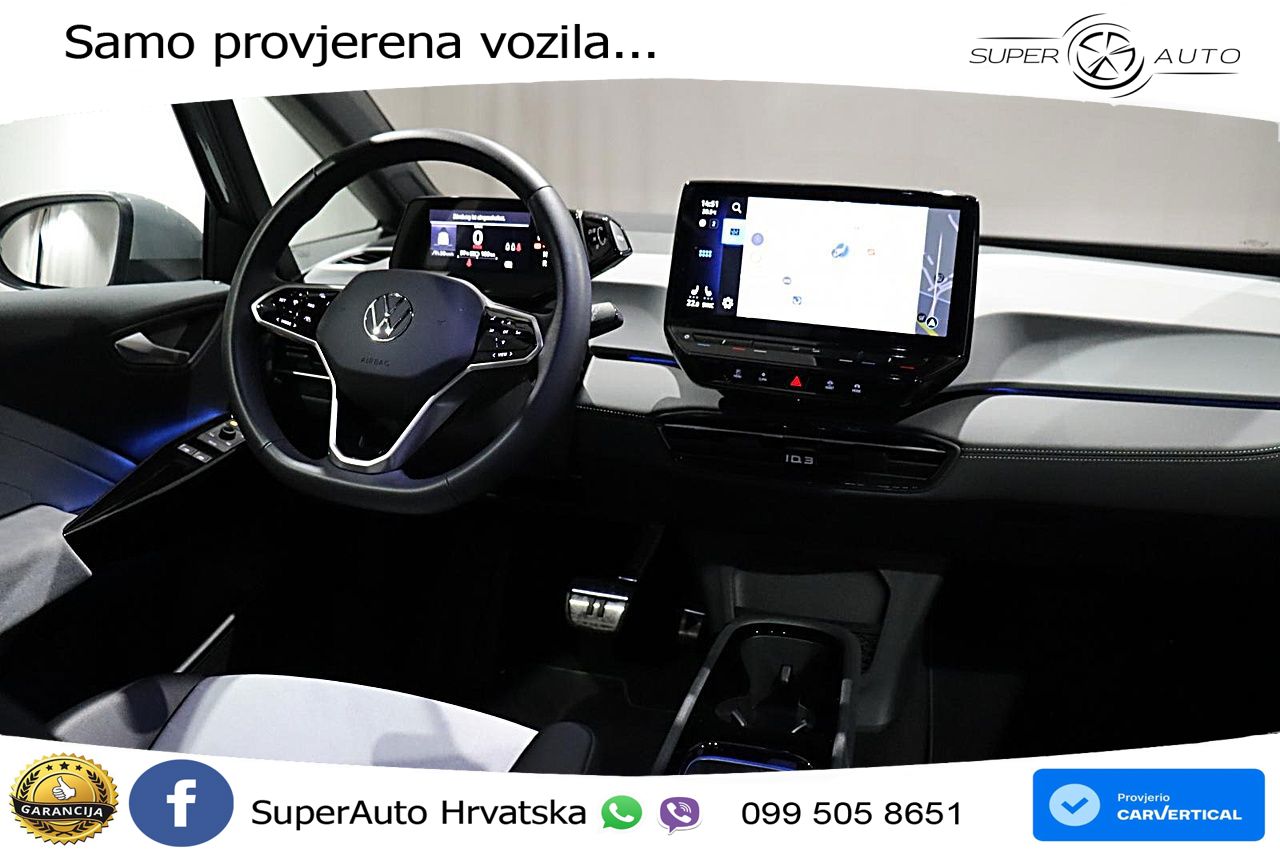 Volkswagen ID.3 Pro 62 kWh (204 KS) LED+GR SJED+ACC
