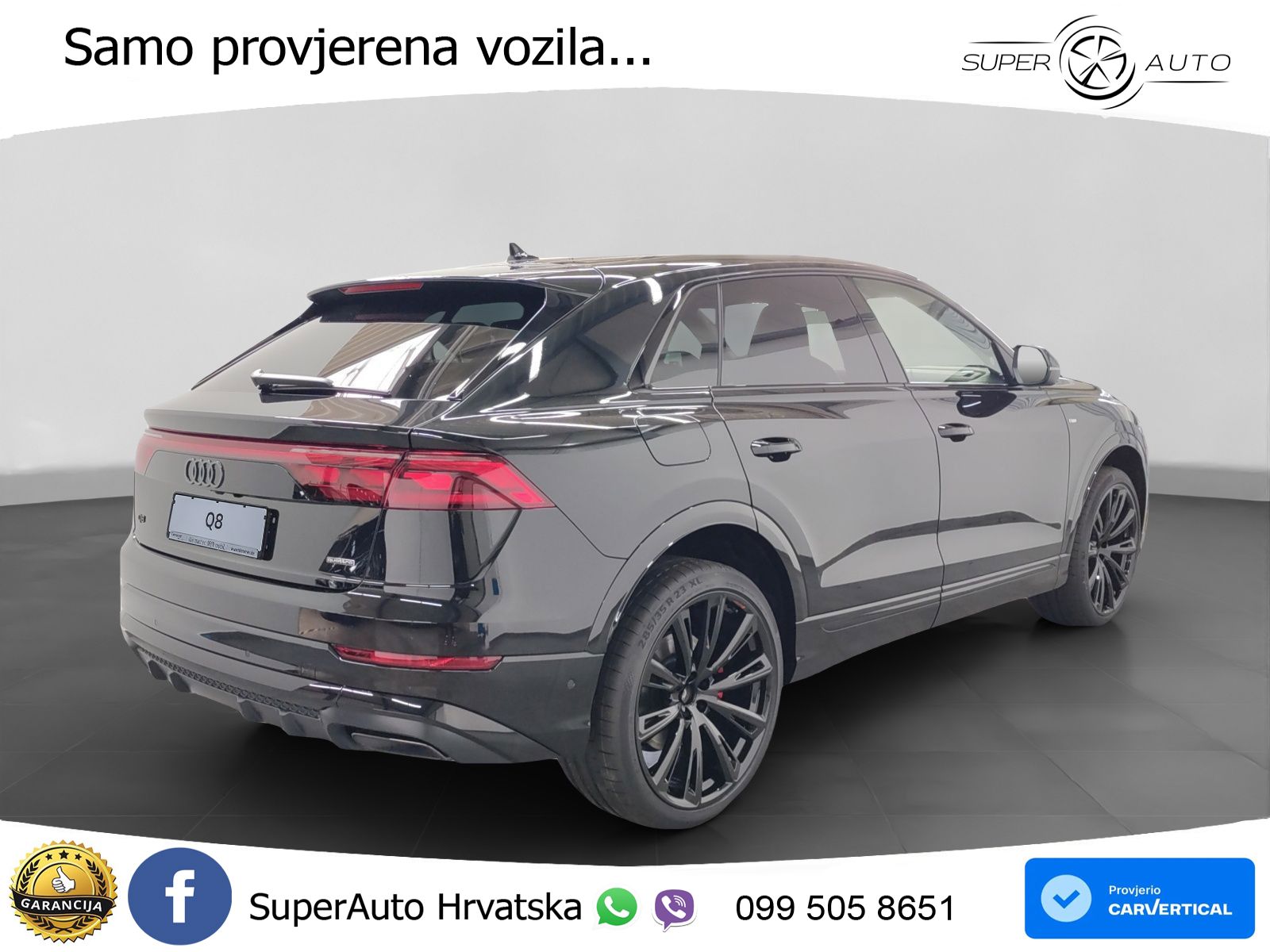 Audi Q8 55 TFSIe V6 (394 KS) quattro Tiptronic 2x S line LED+GR SJED+ACC
