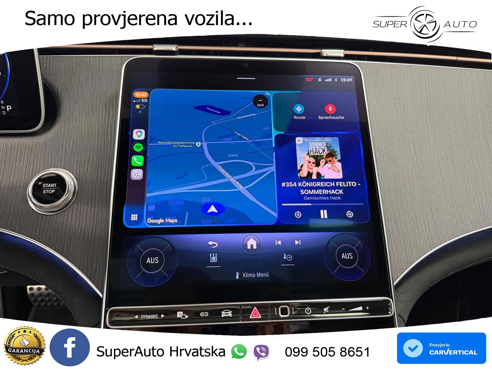 Mercedes EQE 500 100 kWh (408 KS) 4MATIC AMG ACC+GR SJED+360+PANO
