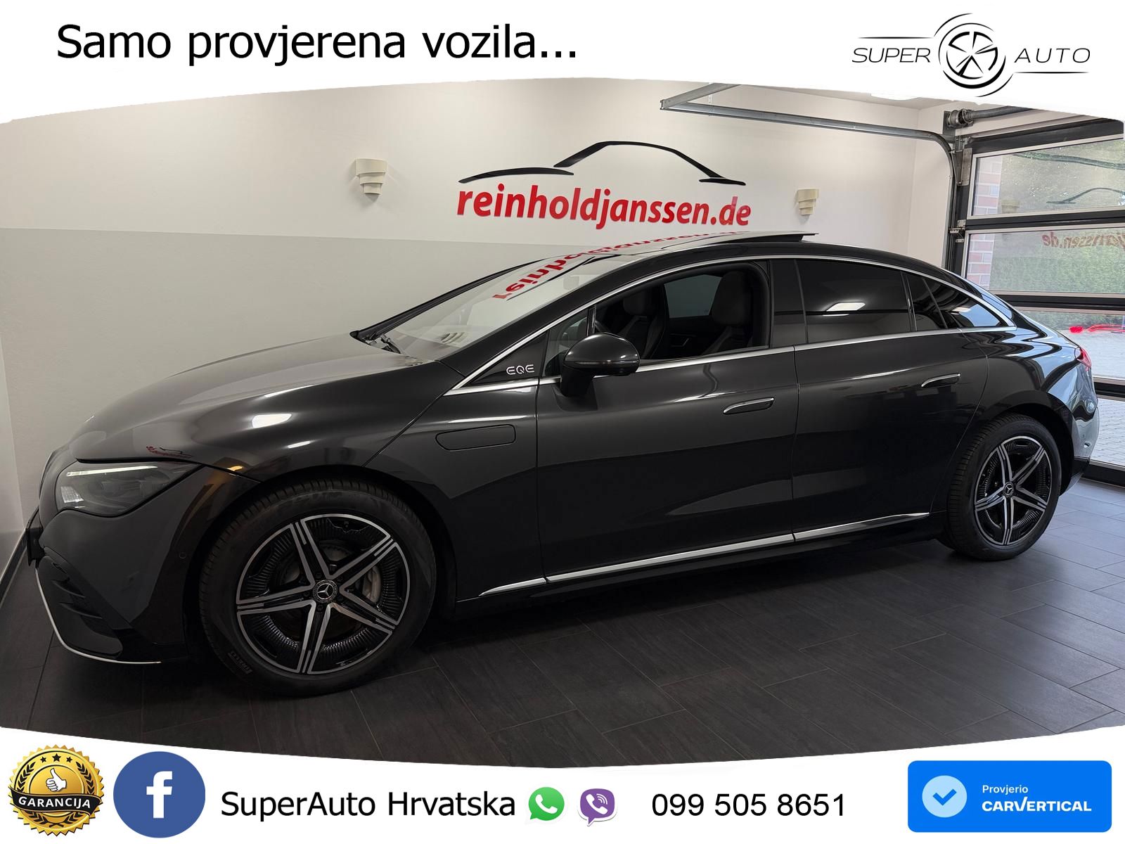 Mercedes EQE 500 100 kWh (408 KS) 4MATIC AMG ACC+GR SJED+360+PANO