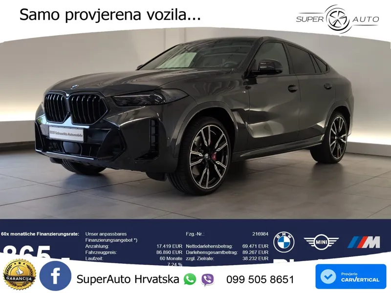BMW X6 30d (298 KS) xDrive Steptronic M Sport LED+GR SJED+ACC