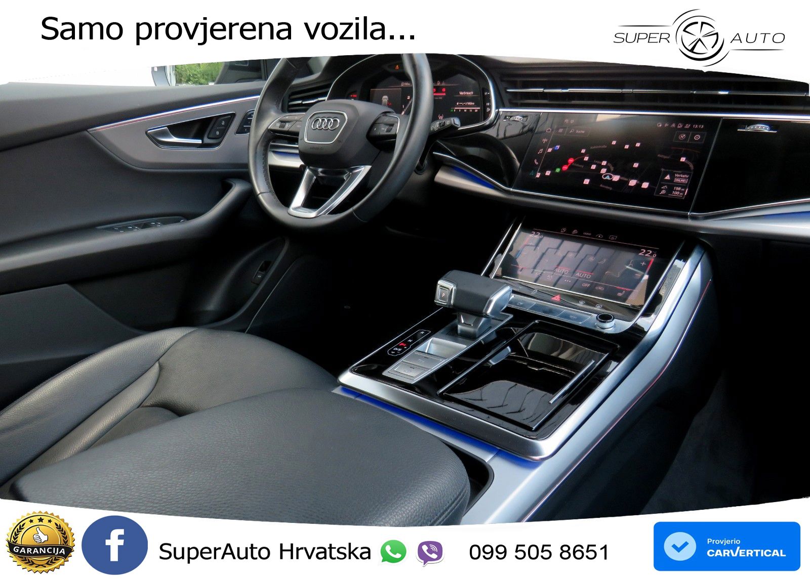 Audi Q8 45 TDI V6 (231 KS) quattro Tiptronic LED+GR SJED+ACC
