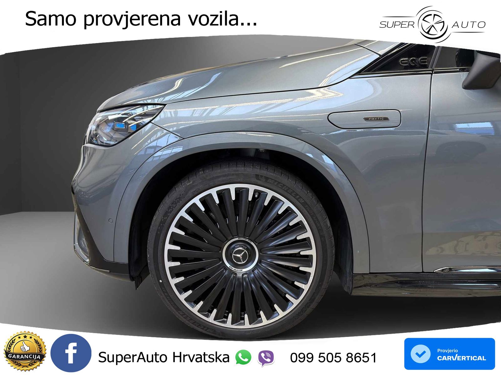 Mercedes EQE SUV AMG 43 100 kWh (476 KS) 4MATIC ACC+HEAD+GR SJED+360+PANO