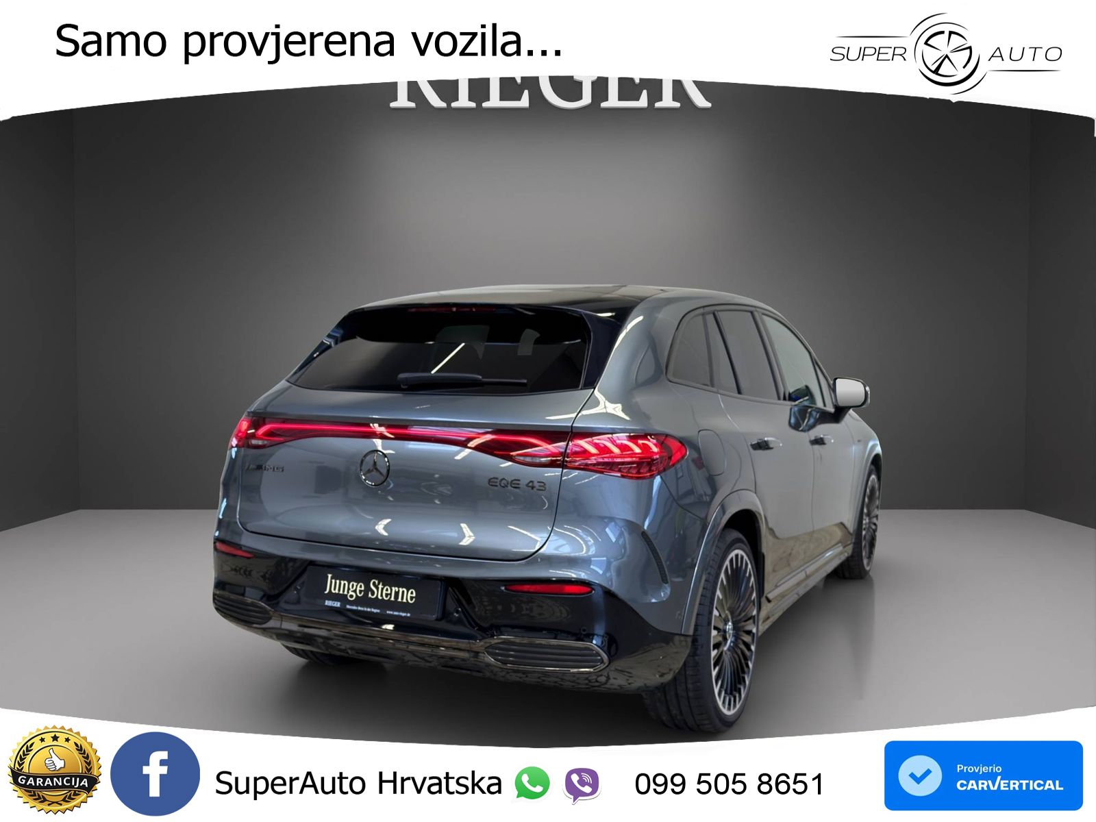 Mercedes EQE SUV AMG 43 100 kWh (476 KS) 4MATIC ACC+HEAD+GR SJED+360+PANO