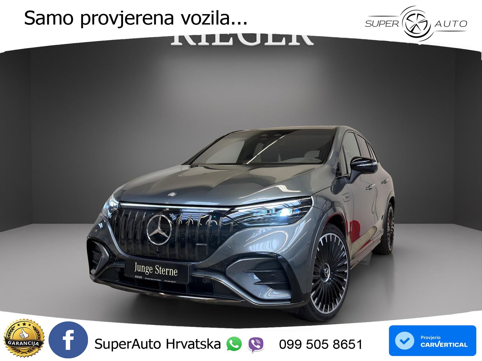 Mercedes EQE SUV AMG 43 100 kWh (476 KS) 4MATIC ACC+HEAD+GR SJED+360+PANO
