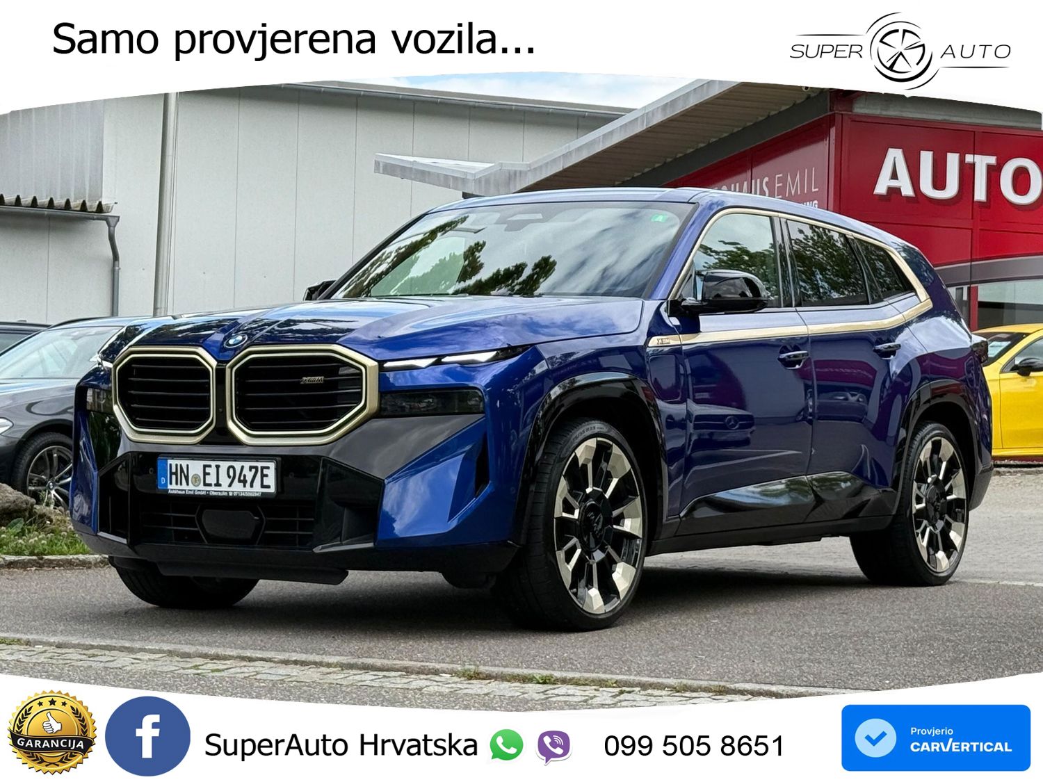 BMW XM 4.4 V8 (653 KS) xDrive Steptronic LED+GR SJED+ACC