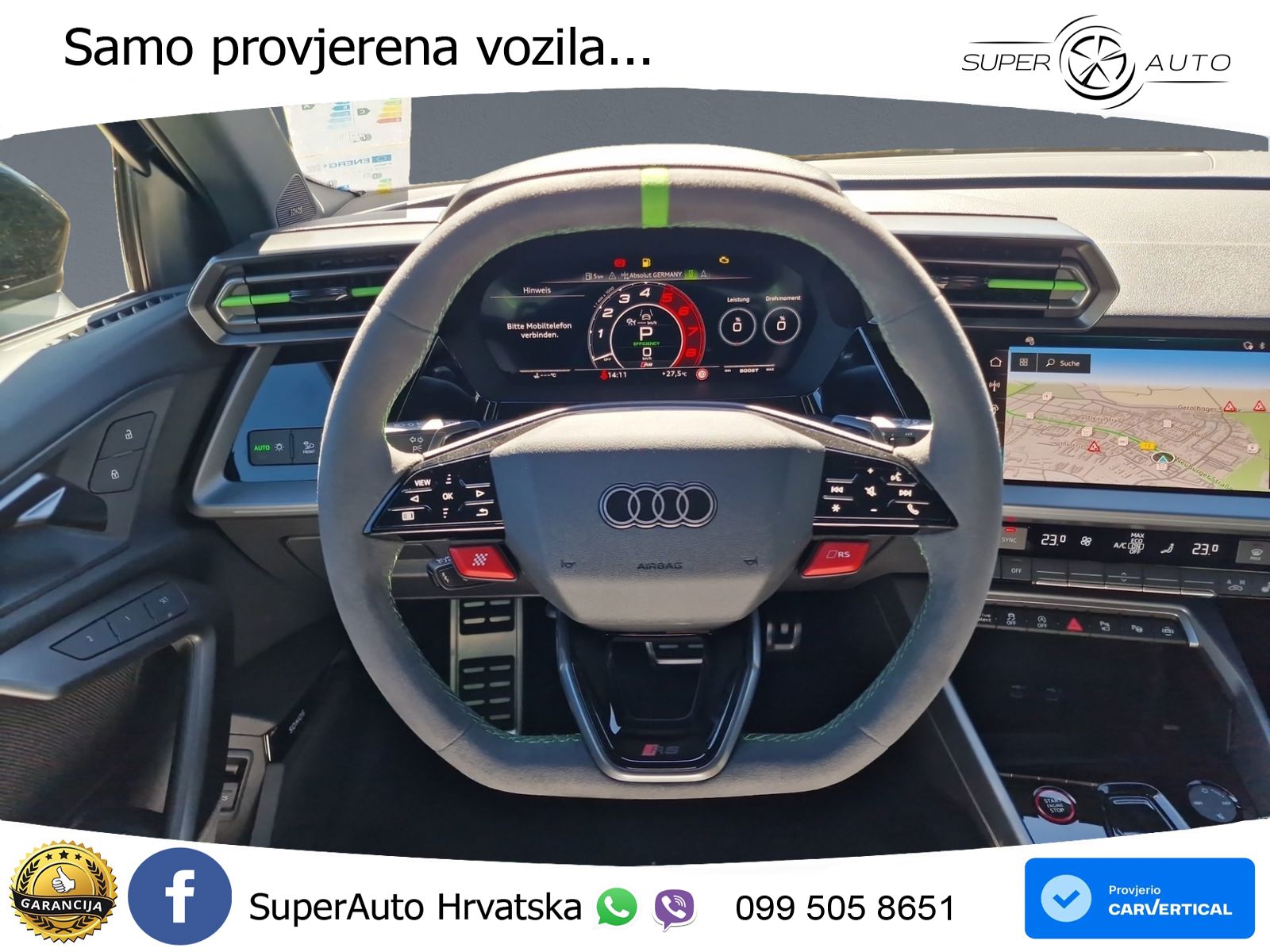 Audi RS3 Sportback 2.5 TFSI (400 KS) quattro S tronic LED+GR SJED+ACC