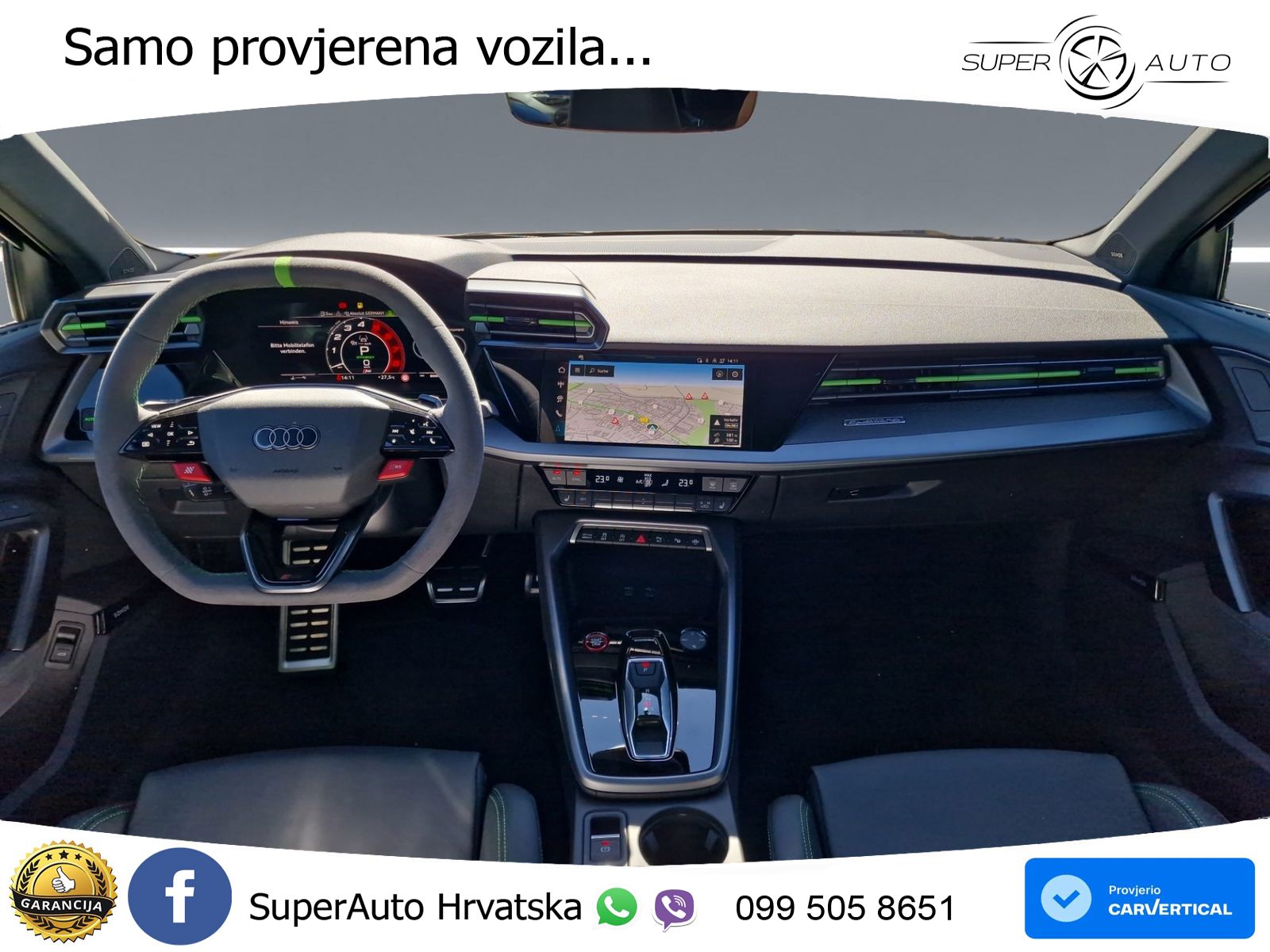 Audi RS3 Sportback 2.5 TFSI (400 KS) quattro S tronic LED+GR SJED+ACC