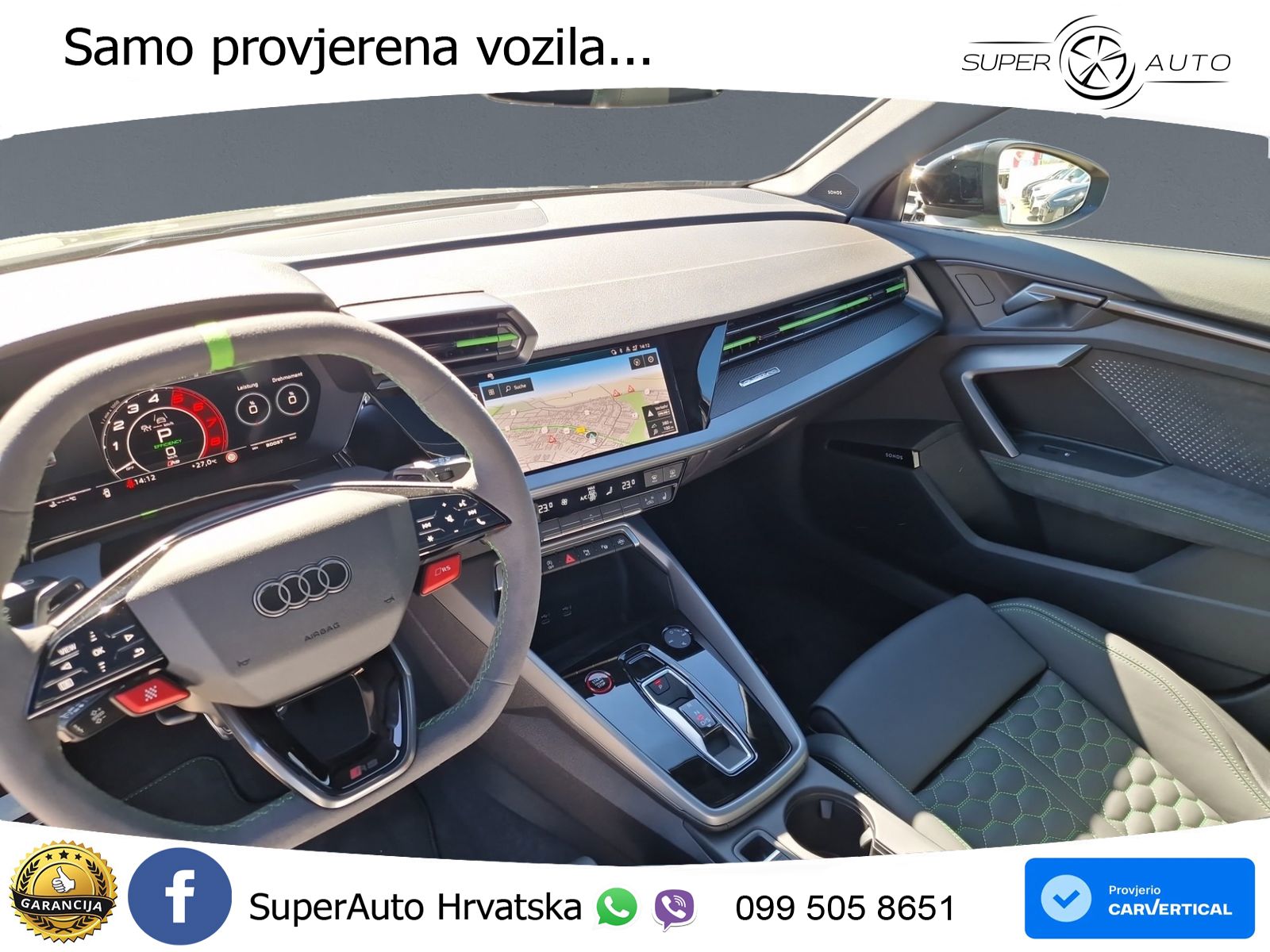 Audi RS3 Sportback 2.5 TFSI (400 KS) quattro S tronic LED+GR SJED+ACC