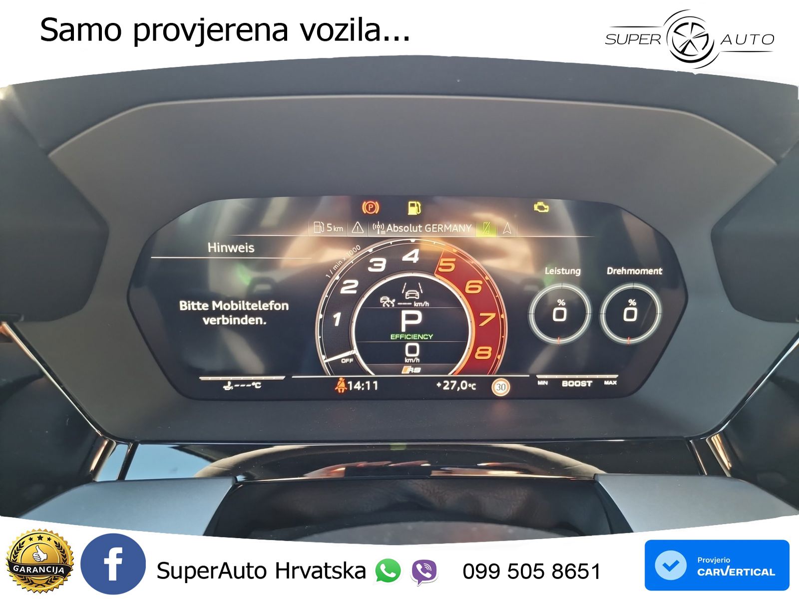 Audi RS3 Sportback 2.5 TFSI (400 KS) quattro S tronic LED+GR SJED+ACC