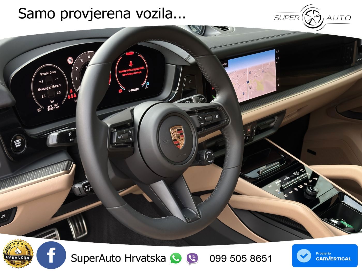 Porsche Cayenne S 3.0 V6 (519 KS) E-Hybrid Tiptronic S