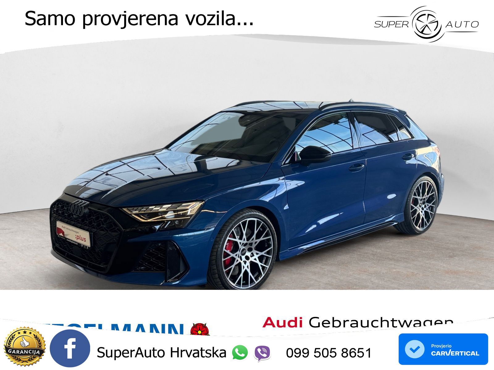 Audi RS3 Sedan 2.5 TFSI (400 KS) quattro S tronic LED+GR SJED+ACC