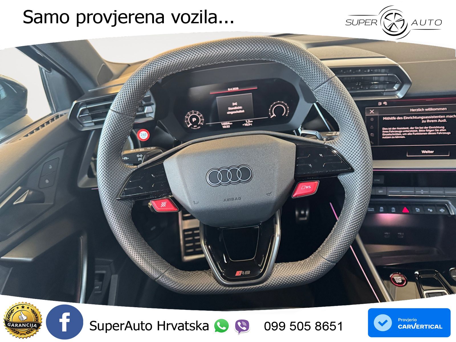 Audi RS3 Sedan 2.5 TFSI (400 KS) quattro S tronic LED+GR SJED+ACC