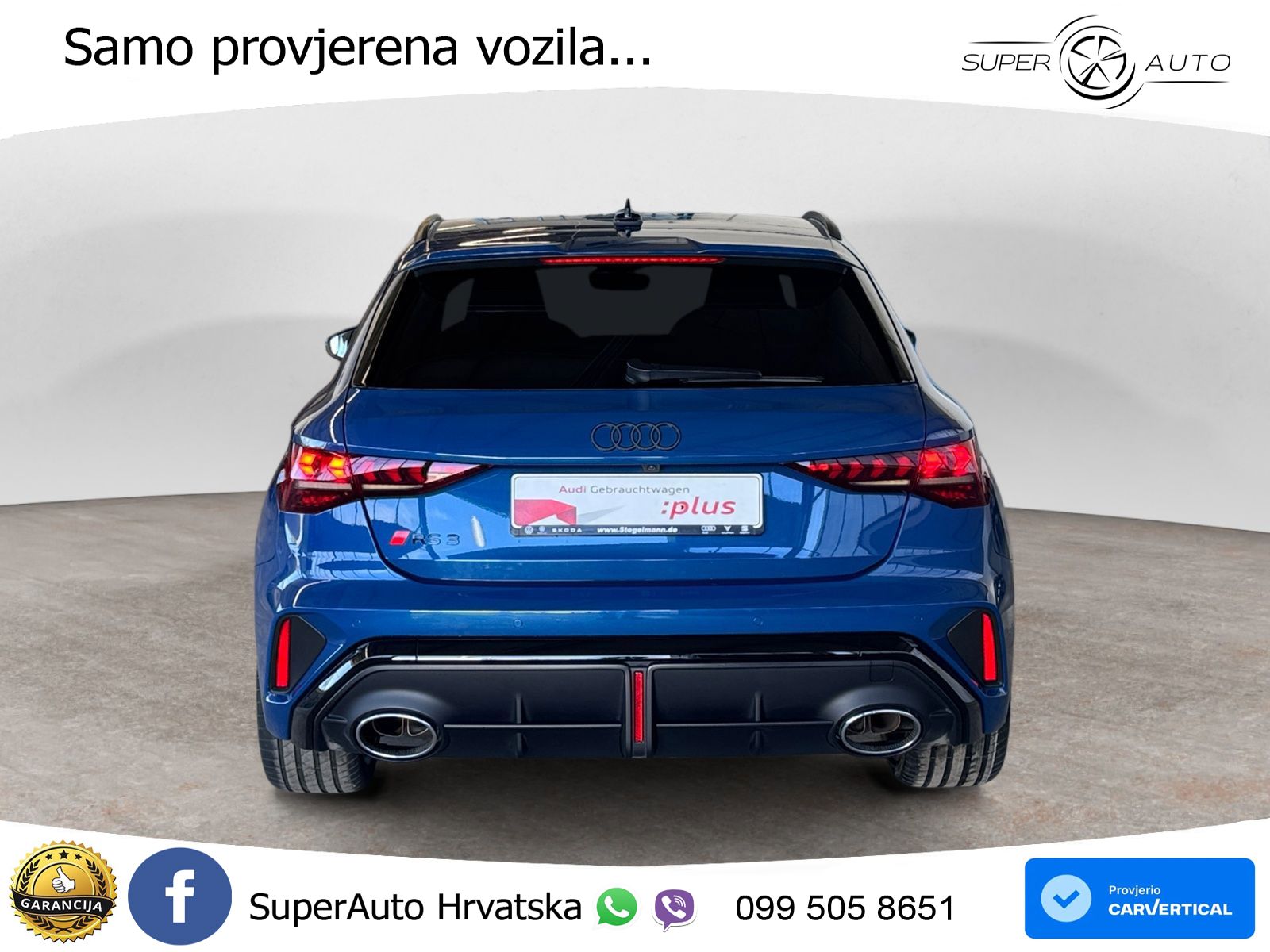 Audi RS3 Sedan 2.5 TFSI (400 KS) quattro S tronic LED+GR SJED+ACC