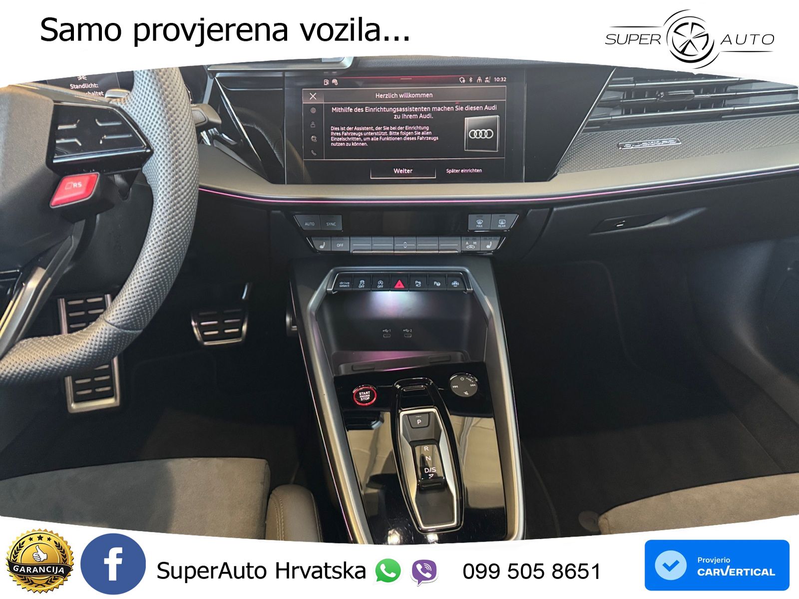 Audi RS3 Sedan 2.5 TFSI (400 KS) quattro S tronic LED+GR SJED+ACC