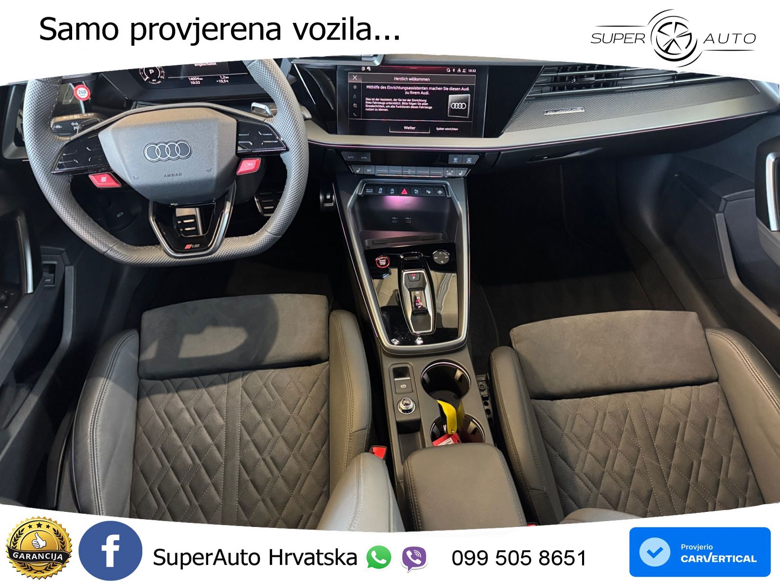 Audi RS3 Sedan 2.5 TFSI (400 KS) quattro S tronic LED+GR SJED+ACC