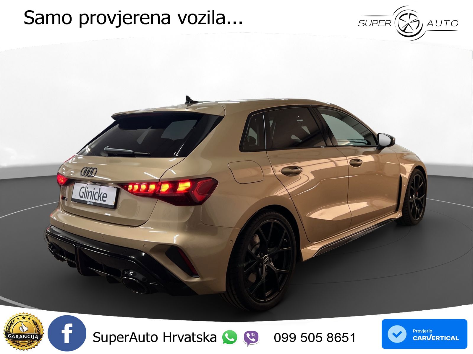 Audi RS3 Sedan 2.5 TFSI (400 KS) quattro S tronic LED+GR SJED+ACC