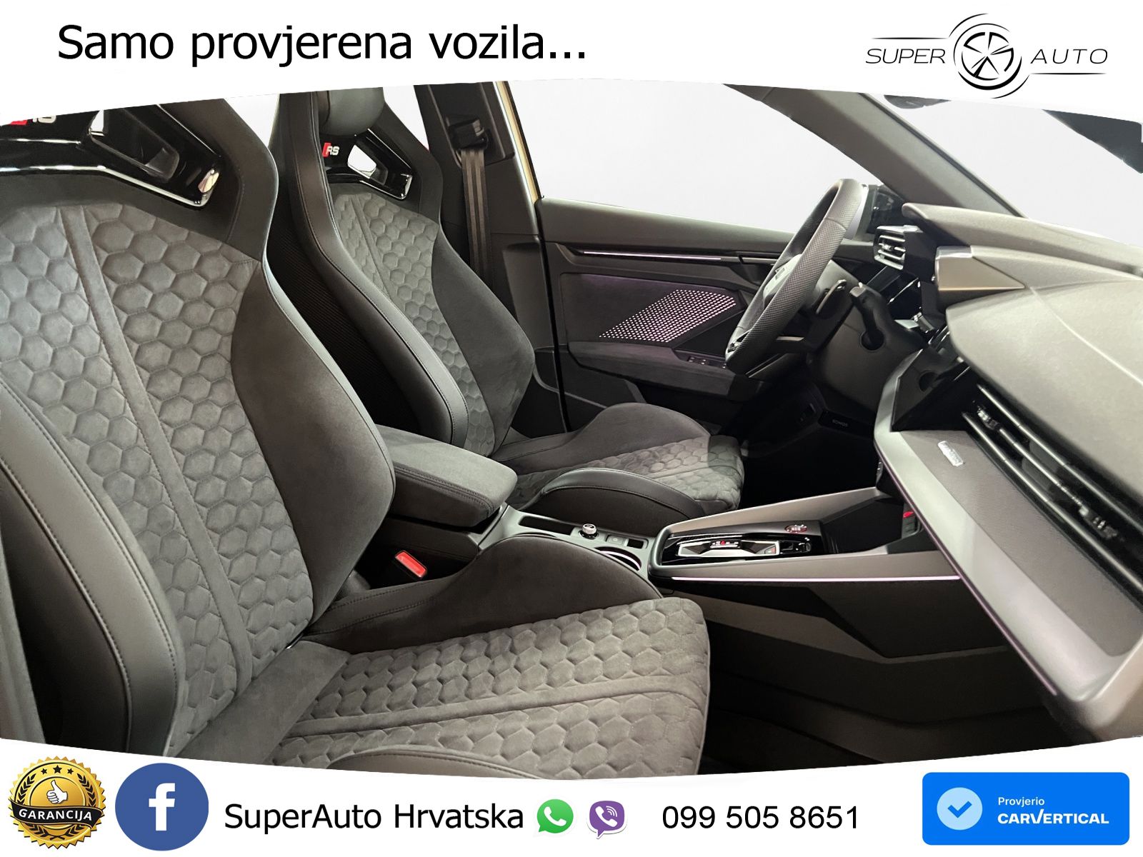 Audi RS3 Sedan 2.5 TFSI (400 KS) quattro S tronic LED+GR SJED+ACC