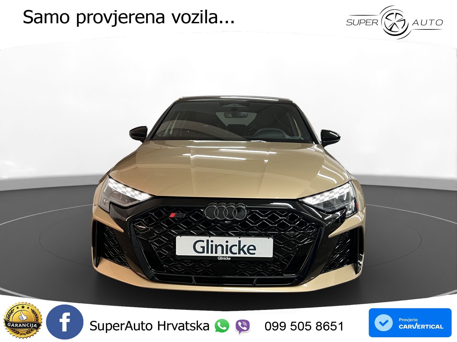 Audi RS3 Sedan 2.5 TFSI (400 KS) quattro S tronic LED+GR SJED+ACC