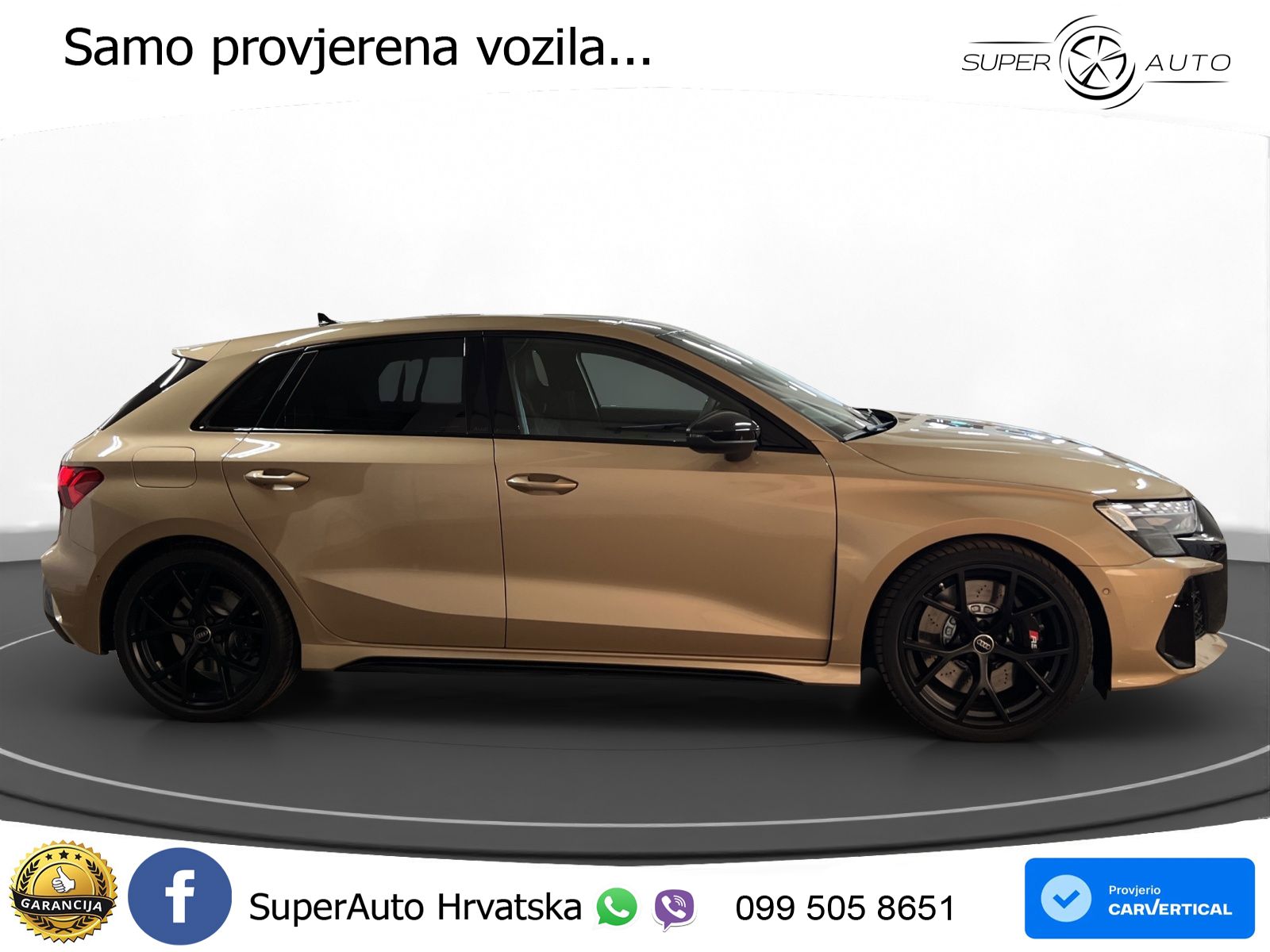 Audi RS3 Sedan 2.5 TFSI (400 KS) quattro S tronic LED+GR SJED+ACC