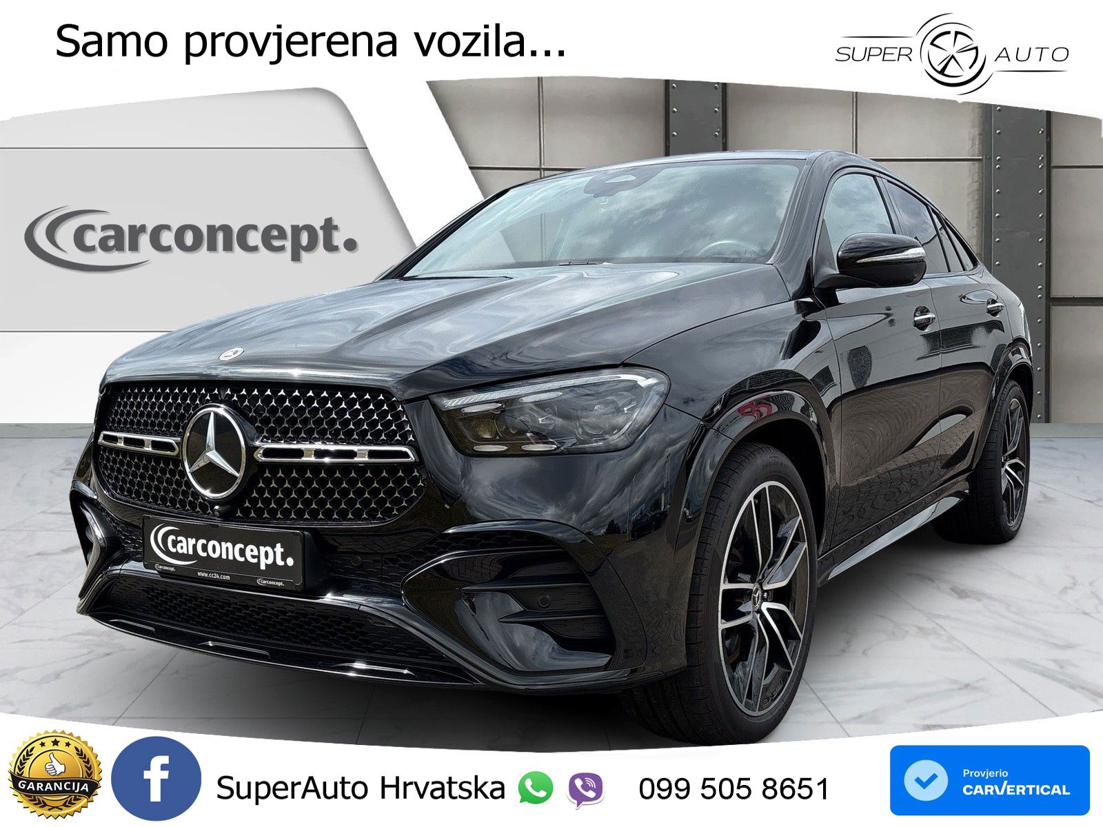 Mercedes GLE Coupe 300d (269 ks) EQ Boost 4MATIC 9G-TRONIC AMG LED+GR SJED+ACC