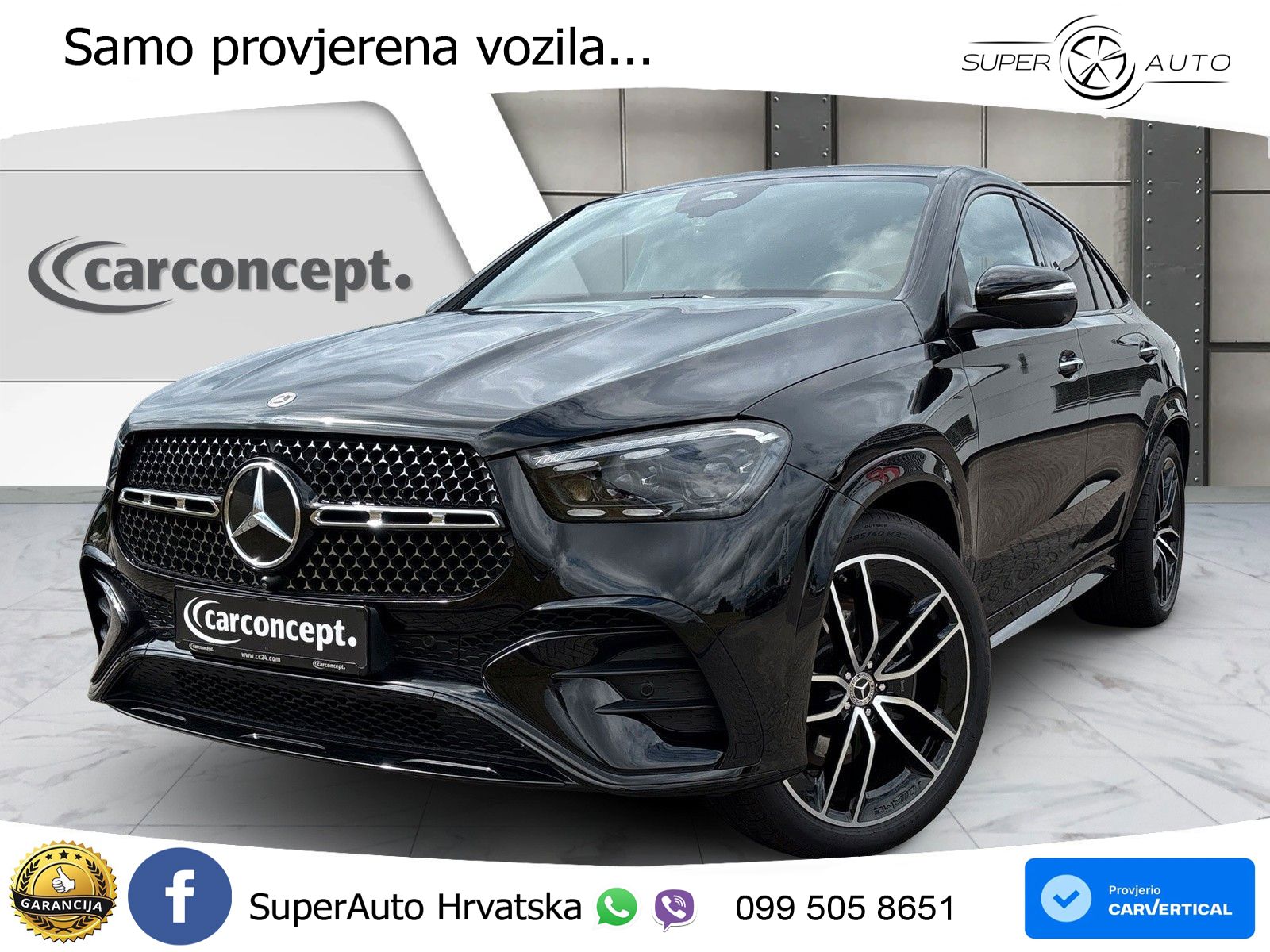 Mercedes GLE Coupe 300d (269 ks) EQ Boost 4MATIC 9G-TRONIC AMG LED+GR SJED+ACC