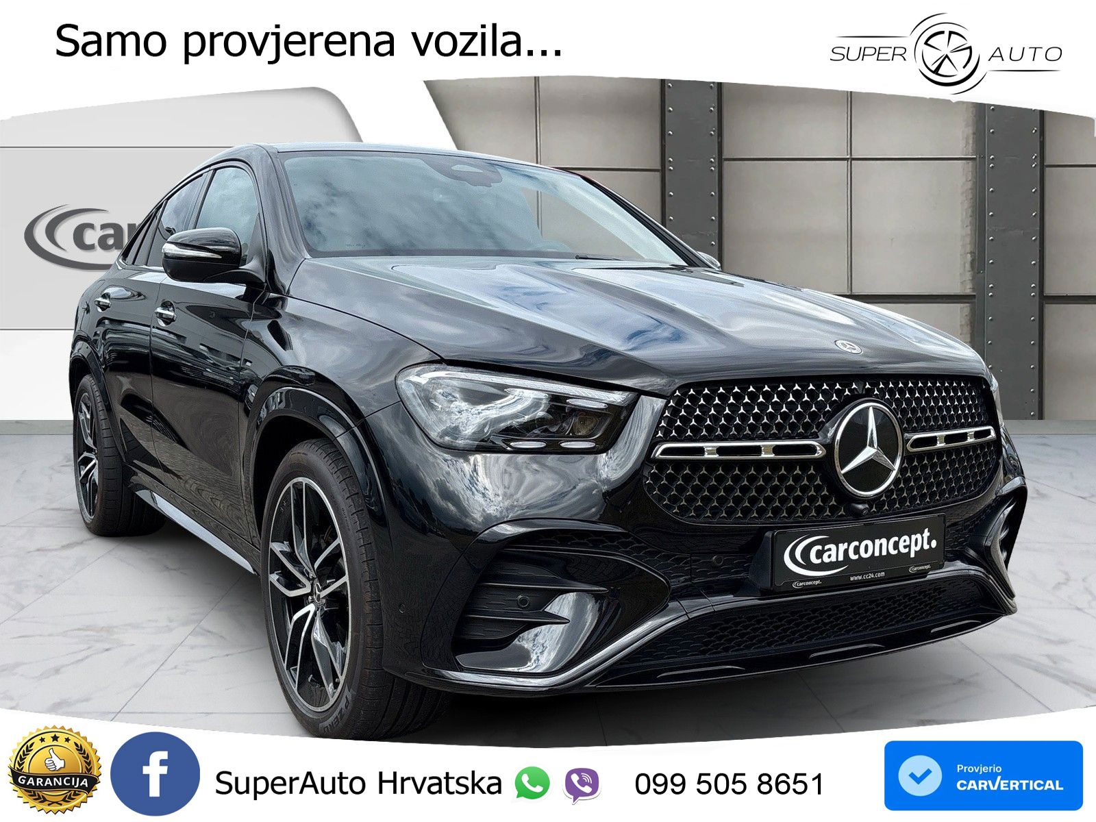 Mercedes GLE Coupe 300d (269 ks) EQ Boost 4MATIC 9G-TRONIC AMG LED+GR SJED+ACC